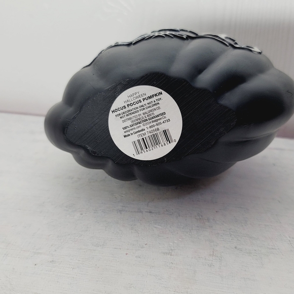 COPY - It's Just a Bunch of Hocus Pocus Black Pumpkin Halloween Decor Resin 8" … - Picture 4 of 4